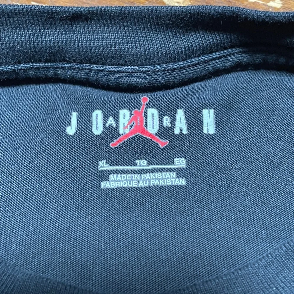 Jordan Basketball Splash T-Shirt Black Blue